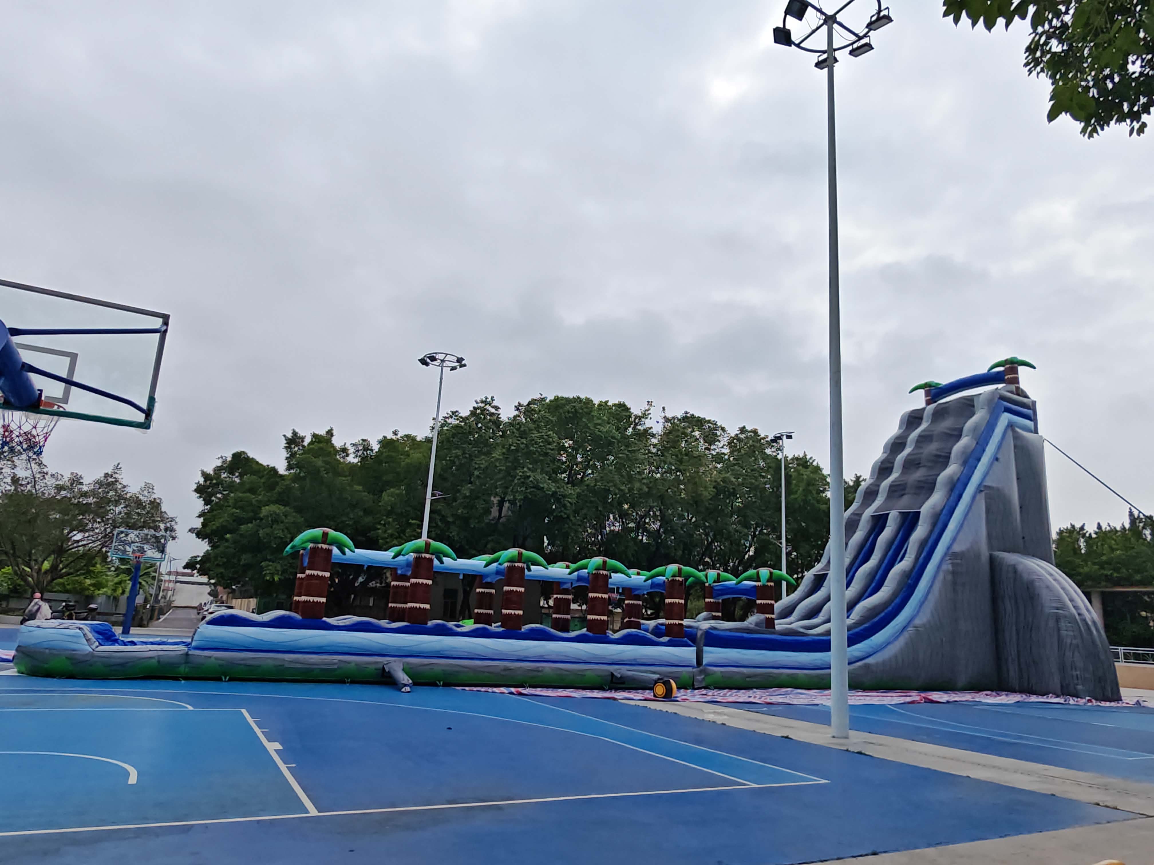 A Bounce LI rental set up at a real party