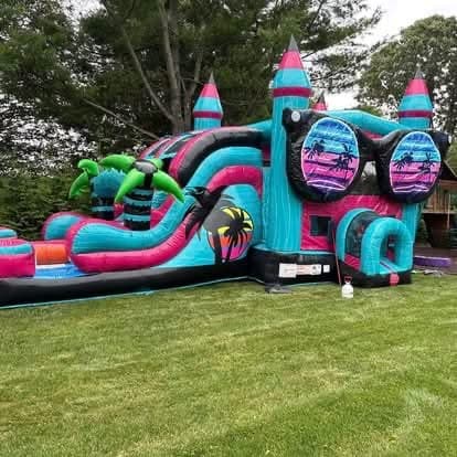 A Bounce LI rental set up at a real party