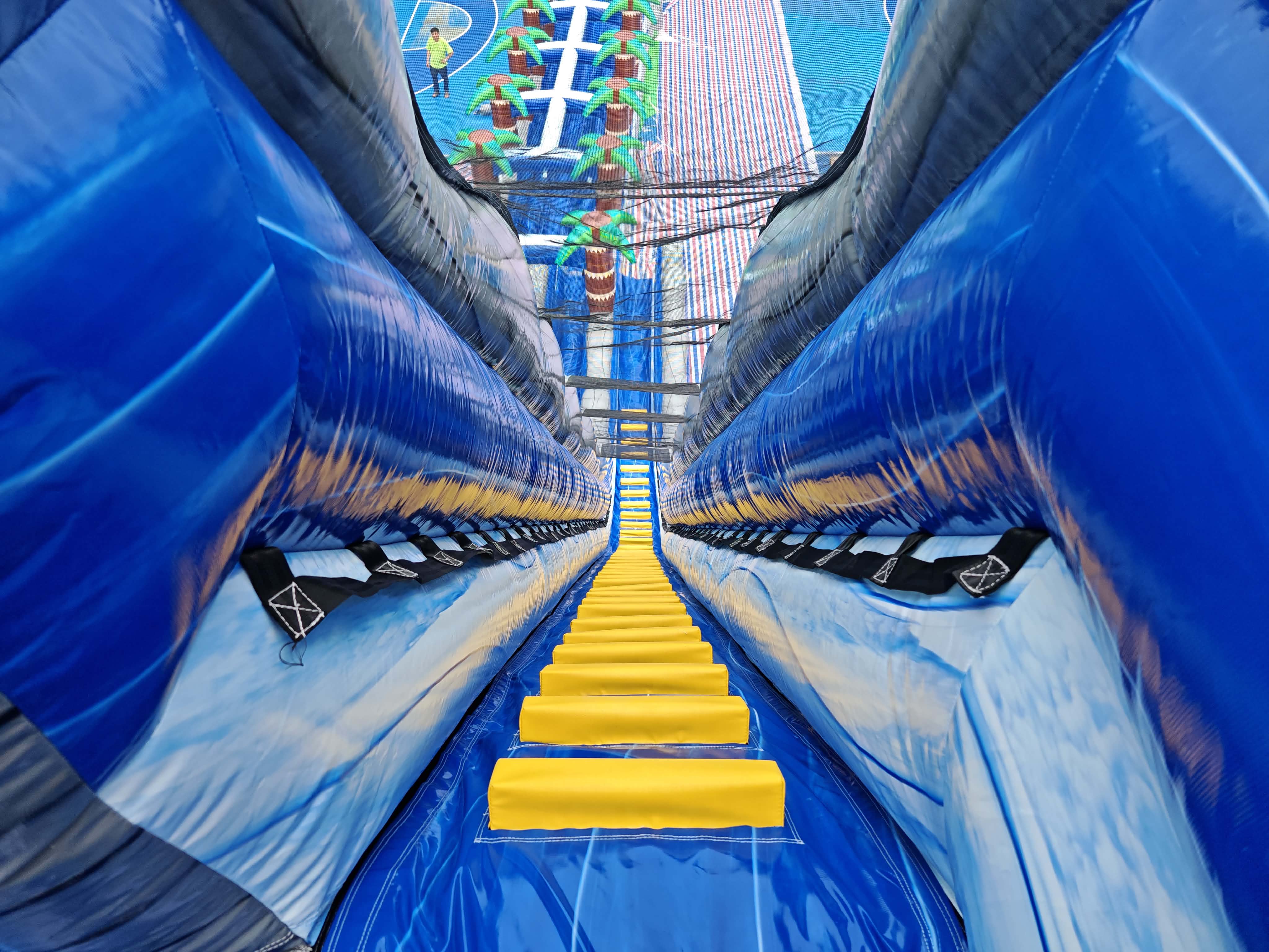 A Bounce LI rental set up at a real party