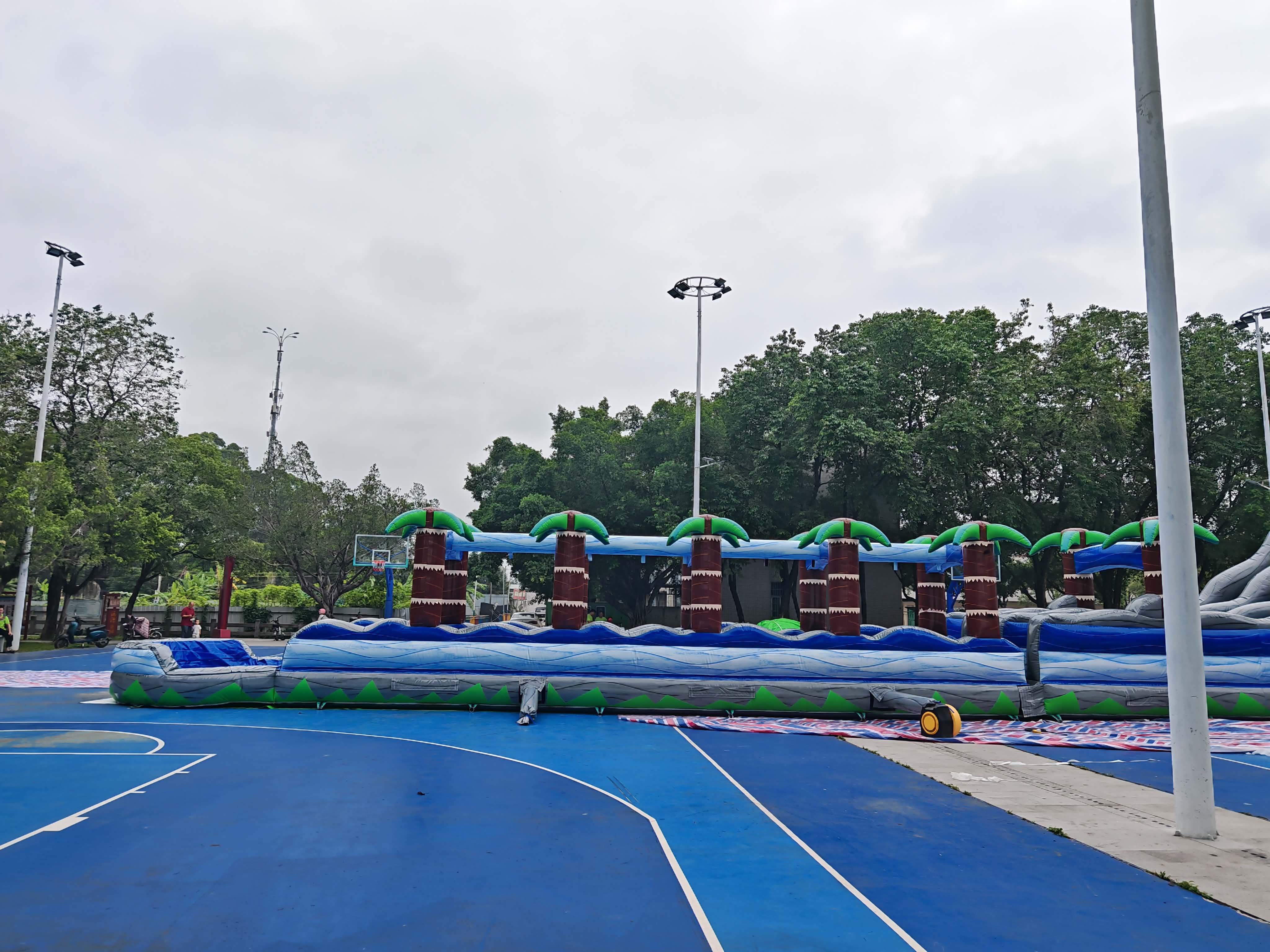 A Bounce LI rental set up at a real party