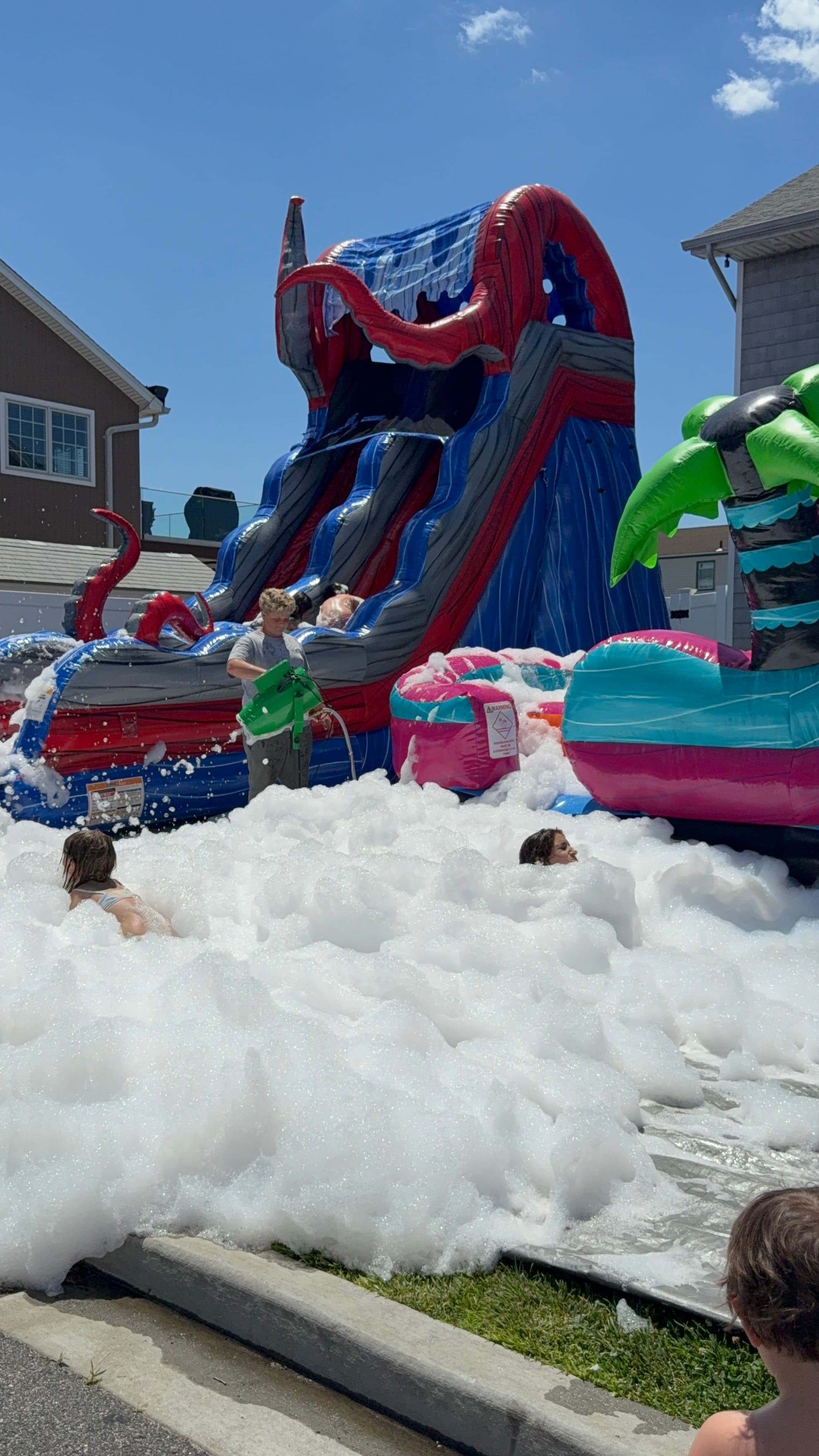 A Bounce LI rental set up at a real party