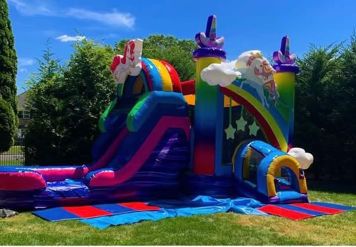 A Bounce LI rental set up at a real party